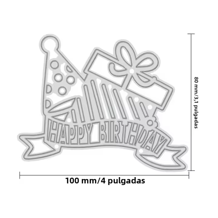Cortadores De Metal En Forma De Enano Cocinador Para Manualidades DIY Y Fundido a La Parrilla Stencil De Acero Al Carbono - 1