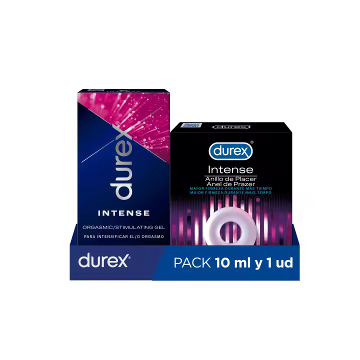 Durex Play Anillo de Placer para el Pene + Durex Gel Intense Orgasmic Estimulador del clítoris, 10 ml - 1