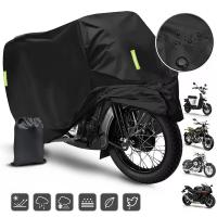 Cubierta De Motocicleta XXL 4XL-190T Tela Oxford Impermeable Y Protección Contra El Sol Y Polvo Universal Con Agujeros Para Cerradura Y Bolsa De Almacenamiento - details 0