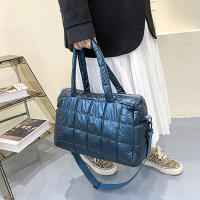 Bolso De Hombro Yogodlns De Lujo Espacio Padded Capacidad Grande Impermeable Nylon Para Viaje Bolso Cruzado De Poliéster Lining Para Mujer - details 12