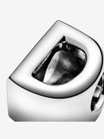 Pandora - Charm D con el alfabeto Letra-Plata de Letra - details 2