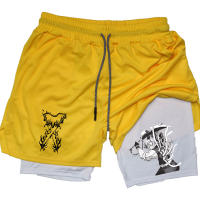 Shorts De Desempeño Para Hombre Con Estampado De Anime Demon Slayer Shorts De Verano Para Gimnasio Ejercicio Correr Y Salir - details 5