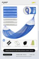 Columpio individual doble para exteriores, hamaca ligera con red de hielo, cuna, silla portátil para interiores y exteriores, columpio (azul), juguetes para exteriores - details 3