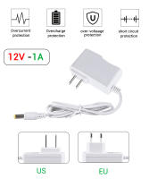 Transformador De Iluminación DC 12V Adaptador De Alimentación Con Entrada AC 100-240V Salida DC 12V 1A 2A 3A Cargador LED Para EU US UK AU Plug - details 1