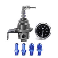 Regulador De Presión De Combustible Ajustable Para Coche Accesorios De Vehículos Universal Con Kit De Medidor Azul Rojo Negro - details 6