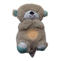 Oso De Peluche Para Bebé Con Música Y Luz Companion De Sueño Suave Otters Soothing Regalo Para Niños Y Niñas Relleno De Algodón PP - details 18