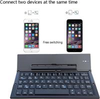 Teclado Bluetooth Plegable Portátil Para Viaje Compatible Con iPhone Xs Max iPad iPad Mini 4 Samsung Tableta Android Estilo Ergonómico Mini Para Tablet Y Laptop - details 4