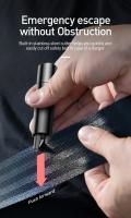 Martillo De Seguridad Para Coche Herramienta De Emergencia Para Romper Ventanas Y Cortar Correas De Seguridad Uso En Emergencias - details 6