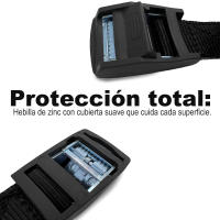 Cinta Tensora de Carraca para Coche，Correa de sujeción para coche， Correa multiuso de amarre (2 Unidades) – 25mm x 3.5m | Capacidad: 250 kg - details 1