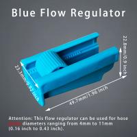Regulador De Flujo De Tubo 5pcs Válvula De Control De Flujo De Agua Para Jardín Laboratorio DIY Regulador De Flujo Plástico - details 2
