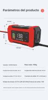 Cargador De Batería De Coche Automático 12V 6A Pantalla Color Inteligente Reparación Pulso Para AGM GEL WET Celdas De Ácido Plomo LCD - details 15