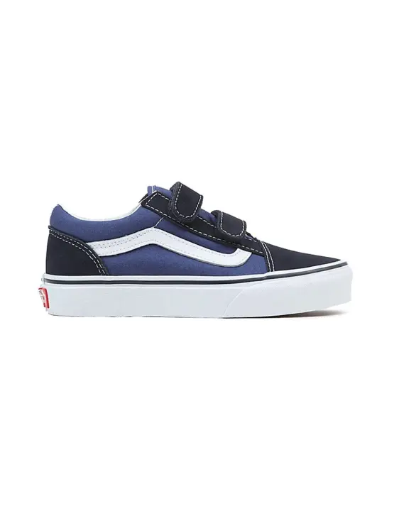 Zapatilla Niño Vans Old Skool V Marino - Confortable y Resistente - 1