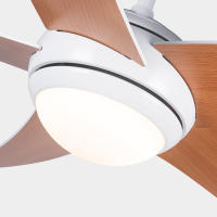Ventilador de techo silencioso XTRELAMP RAGNAR Motor Dc  6v BLANCO LED 18W con mando a distancia 2000 lm Diámetro 132cm - details 3