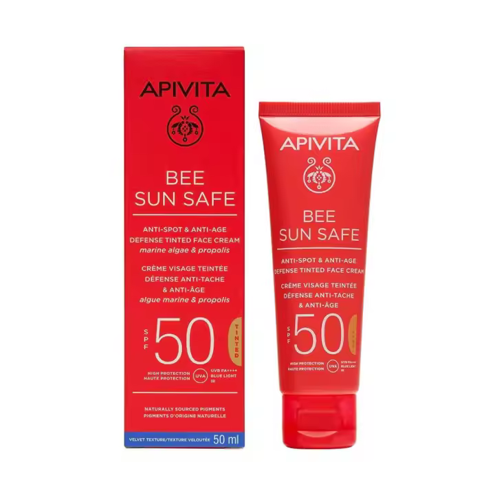 Apivita Bee Sun Safe Spf50+ Crema Antiedad Color 50 ml - 1