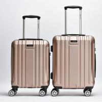 dos Maleta de viaje elegante y duradera de estilo casual y de negocios combinada de 18 pulgadas y 20 pulgadas fácil de transportar ideal para viajes de negocios y placer maleta multifuncional ligera y resistente - details 2