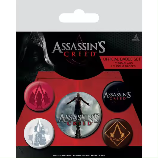 ASSASSIN´S CREED JUEGO DE CHAPAS DE LUJO ASSANSSIN´S CREED PELÍCULA - 1