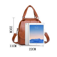 Mochila Retro Pequeña Para Mujer Mochila Multifuncional De Gran Capacidad Bolso Cruzado De Hombro Viaje Mini Bolso De Mano - details 1