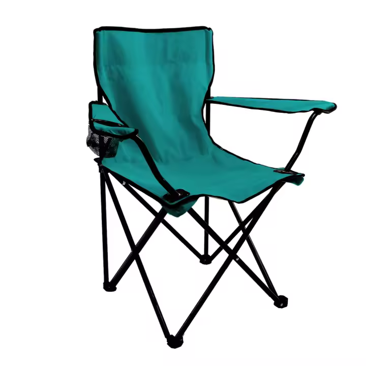 MIRAMAX-Silla plegable portátil con reposabrazos para exteriores, silla de playa, pesca,campamento,picnic, jardín,con bolso y portavasos - 1