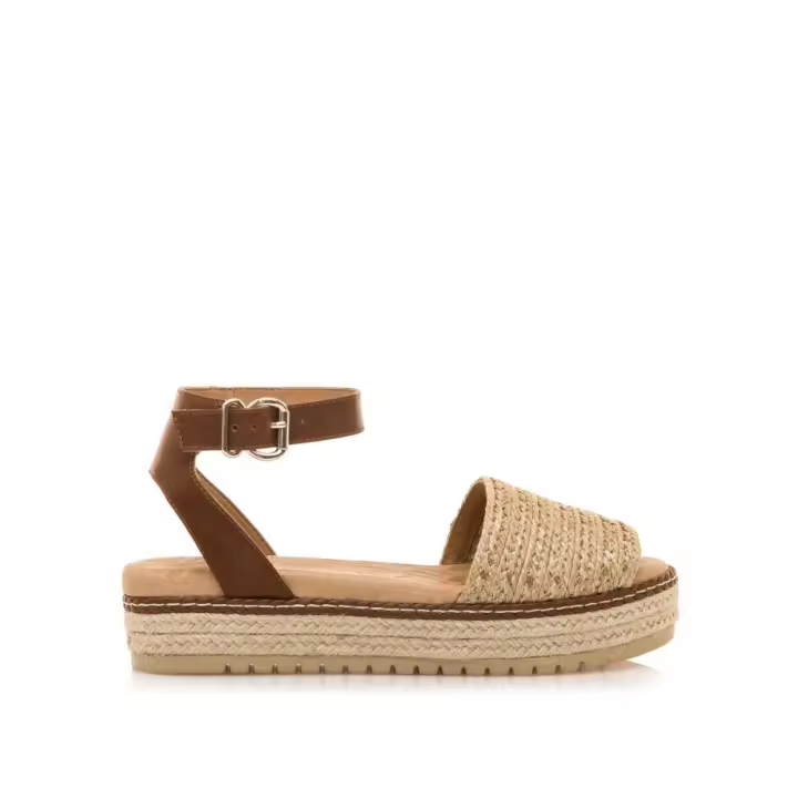 Calzado Sandalias marca Mustang modelo 53344-C57621 para mujer en color beig - 1