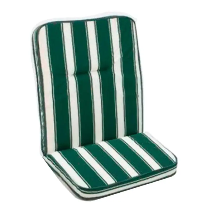 Cojin sillon posiciones raya verde 120x45x3 cm - 1