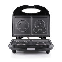Electrodomésticos Sandwichera Smiley Face Mini Máquina de desayuno para el hogar Máquina de pan multifunción - details 6