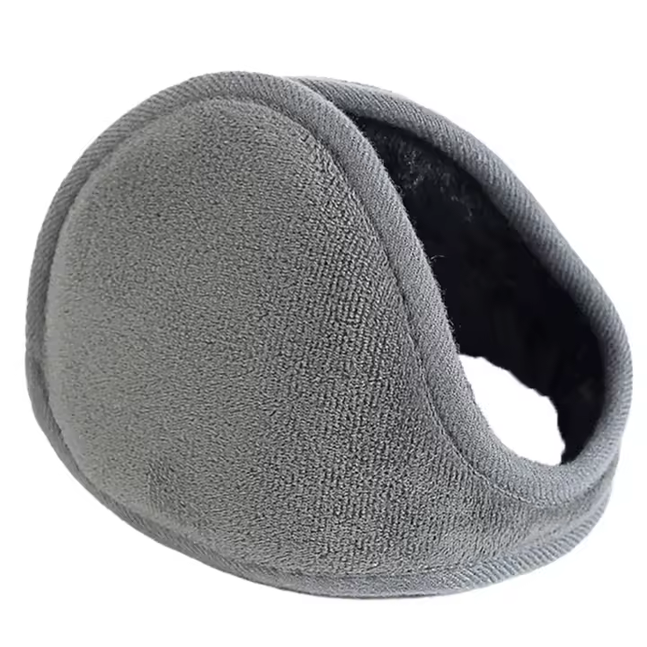 Calentadores de vellón clásicos y sencillos unisex para hombres y mujeres, orejeras cálidas de invierno - 1