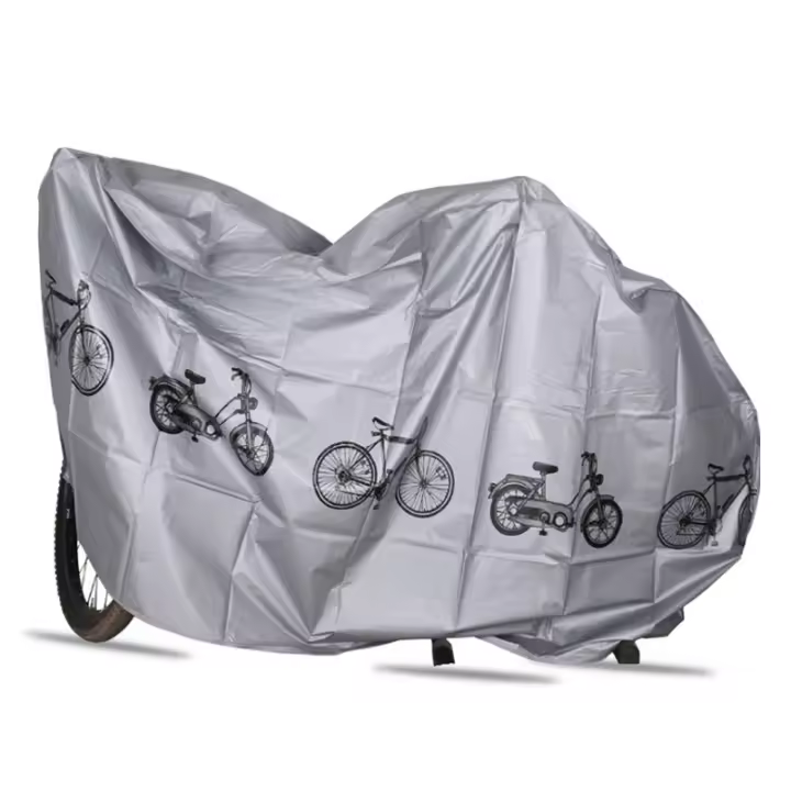 Cubierta de La Bicicleta Cubierta de La Luz de La Bicicleta PEVA 100x200cm cubierta de Polvo de Protección solar Sombrilla MTB Bicicleta de Montaña motortiteta Las - 1