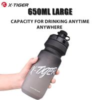 Botella De Agua Para Bicicleta X-TIGER 650ML Deportiva Para Montañismo Y Ciclismo En Carretera Y MTB Portátil Con Cubierta Antipolvo Silicona Alimentaria Color Gradiente - details 7