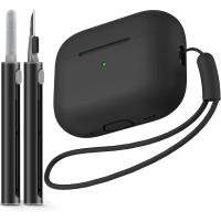 Funda Protectora De Silicona Suave Para AirPods pro Con Kit De Limpieza Compatible Con 1er Y 2do Generación Para Hombres Y Mujeres - details 9
