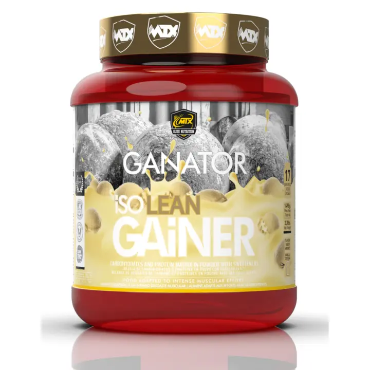 MTX nutrition IsoLeanGAINER Ganator [1,5 Kg.] / [4kg]Suplemento PREMIUM proteínas de suero con carbohidratos avanzados (ratio 60carbo / 40 proteina) - 1