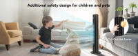 AIGOSTAR Ventilador de Torre con Mando a Distancia, Conexión Smart: WiFi+Bluetooth,Temporizador Programable, 3 Modos y 3 Velocidades, Pantalla LED. - details 1