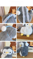 Mochila De Peluche Pingüino Kawaii Para Mujer Bolsa De Hombro Con Estilo Oveja Bolsa De Teléfono Móvil Y Monedas - details 4