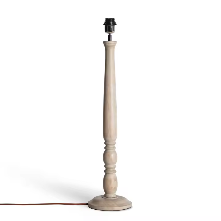 Ledkia Base Lámpara de Mesa Madera Daksh ILUZZIA - 1