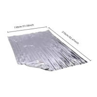 Manta Térmica De Mylar De Emergencia Impermeable Retiene Calor Corporal Ideal Para Kit De Primeros Auxilios Y Desastres Naturales 51.18 X 82.67 - details 1
