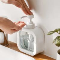 Dispensador De Jabón Portátil Para Baño 500/300ml Reutilizable Para Loción Champú Gel De Ducha Soporte De Viaje Botella De Bomba De Baño Material Plástico - details 3