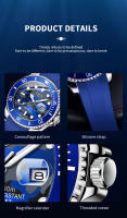 Reloj De Pulsera Deportivo Para Hombre LIGE Quartz 3Bar Impermeable Luminoso Fecha Militar Casual Silicona + Caja Reloj De Pulsera De Moda - details 11