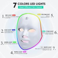 Máscara de belleza LED de 7 colores, banda recargable USB, inodora, batería de litio, 400mAh, para uso de oficina y ocio, regalos para mujeres - details 1
