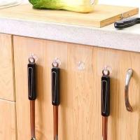 Gancho Adhesivo Fuerte Transparente Para Cocina Y Baño Sin Rastro Gancho Pegajoso Multifuncional Para Almacenamiento Y Colgar En Puerta Y Pared - details 8