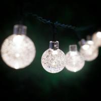 - Guirnalda de Luces de Jardín – Luces LED de Exterior con Bombillas – Guirnalda Solar Recargable - Decoración para Interior y Exterior [Clase de eficiencia energética A] para Jardín, Boda, Vacaciones, Navidad, Terraza, Fiestas - details 1