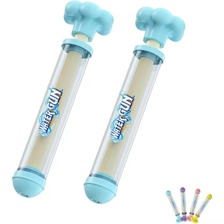 Juguete romántico de agua con rociador de fuegos artificiales para parejas, pistola de agua con chorro de agua, rociador extraíble de alta presión para baño, piscina y fiestas (4 unidades) - 1