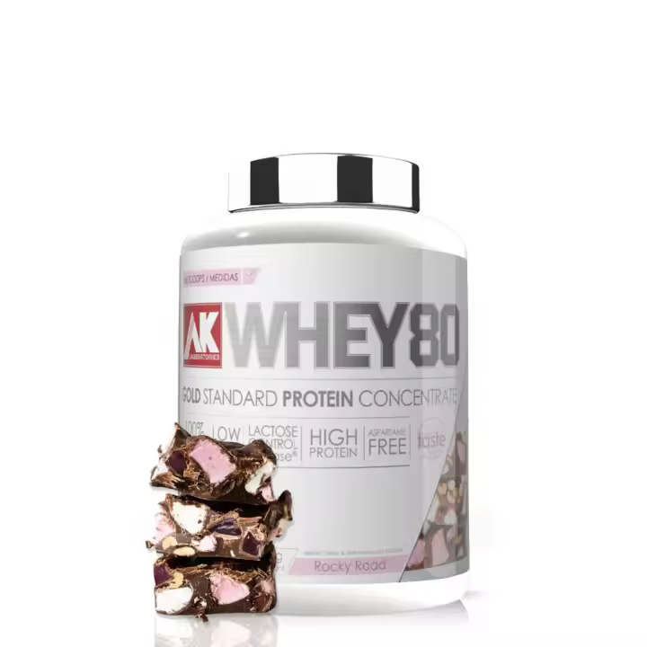 AK Laboratories WHEY 80 AK ™ [2 KG] - Proteínas de Suero Lácteo PREMIUM fabricado por Microfiltración mecánica en frio bajo en lactosa, grasa… con aromas naturales. - 1