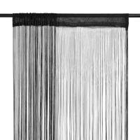 vidaXL Cortina de Flecos para Puerta 2 Piezas 100x250 cm Tela Estor Hilos Color Azul,  Beige,  Blanco y mas - details 6