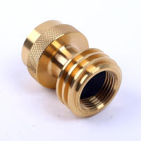 Adaptador De Tanque De Propano North American Standard Universal Para Cilindros De Gas 1 a 20 Libras Convertidor De Latón - details 4