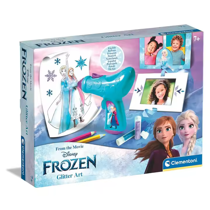 Clementoni Decoraciones con Purpurina Frozen - 1