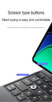 Teclado Folio Magico HUWEI Para Xiaomi Pad 5 6 pro Mi Pad 6 5 pro 11'' Estuche Inteligente Con Teclado En Español Portugués Árabe Francés - details 5