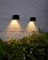 Lámpara De Pared Solar LED Exterior IP65 Impermeable Con Sensor De Luz Para Jardín Patio Balcón Decoración De Valla Moderno - details 17