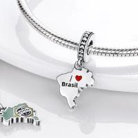 Encanto De Colgante De Árbol De Familia Platinado En Plata Para Pulsera De Bangle Y Collar DIY Regalo Con Doble Vuelo Aéreo - details 60