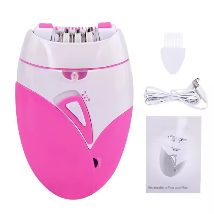 Epilador Eléctrico USB Recargable Para Mujer Peluca Eliminación De Vello Máquina De Eliminación De Vello De Alta Calidad Adecuada Para Todo El Cuerpo Piel Suave Sin Dolor - 1