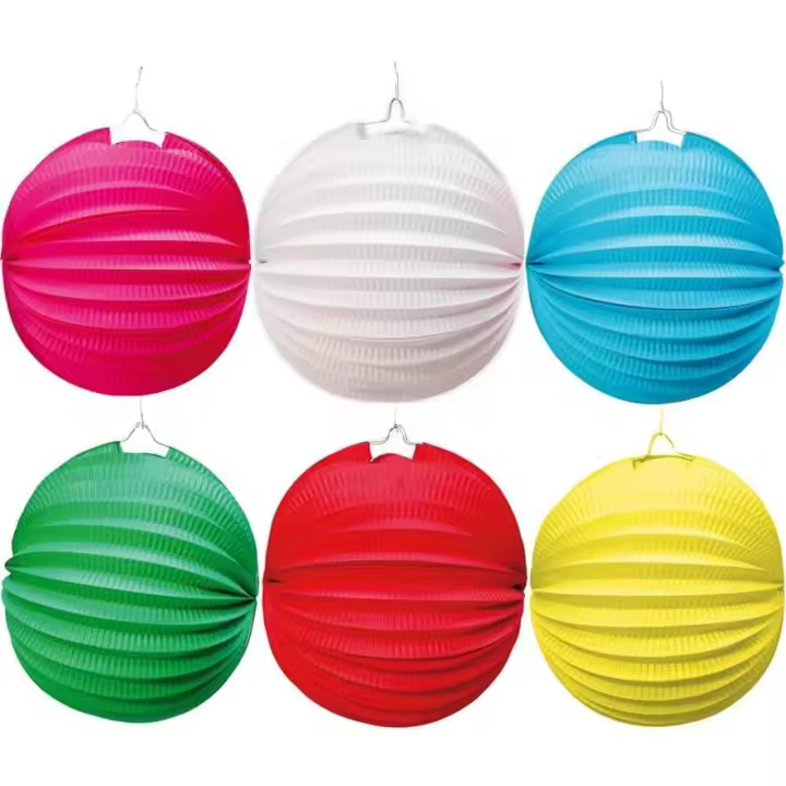 Farol Esférico de papel de 26 cm en varios colores - 1