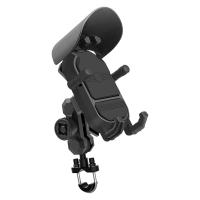 Soporte De Navegación Para Móvil De Motocicleta Absorbedor De Choques Y Antivibración Compatible Con La Mayoría De Los Dispositivos Aluminio + PC Rotación De 360 Grados Resistente Al Viento Y Agua - details 13